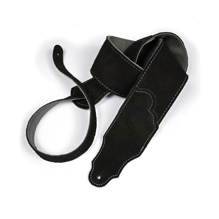Franklin Original 2.5 inch Black Suede with Silver Stitching