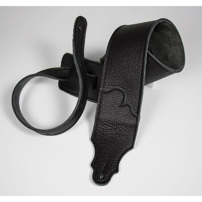 Franklin Original  3 inch Black Glove Leather with Black Stitching