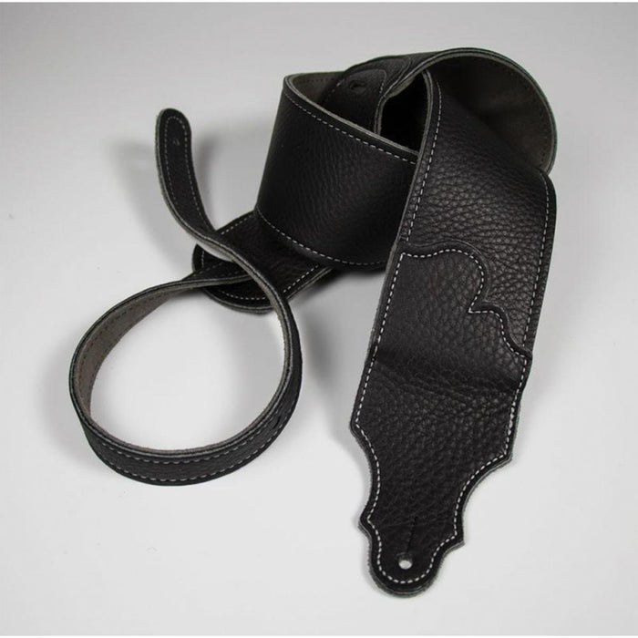 Franklin Original  3 inch Black Glove Leather with Silver Stitching