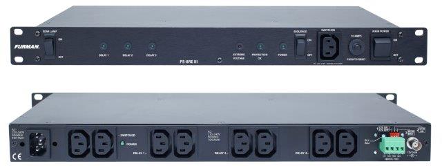 Furman Power Sequencer and Conditioner 10A 3 x Delay Groups Remote Act