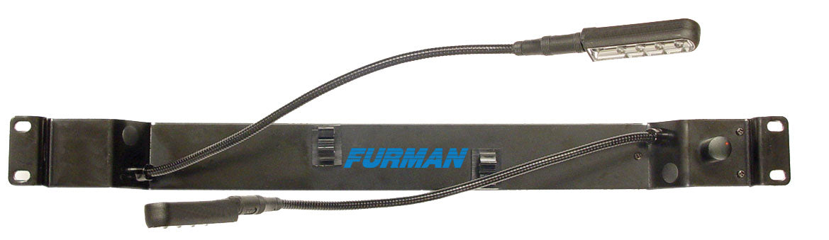 Furman LED Rack Light 2 x Flexible Lamps Dimmer 1RU