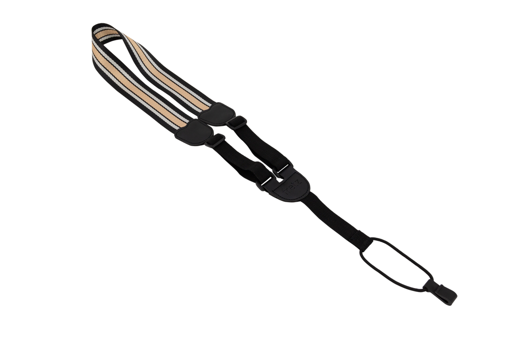 Fretz 1" Nylon Neck Ukulele Strap w/ Hook White