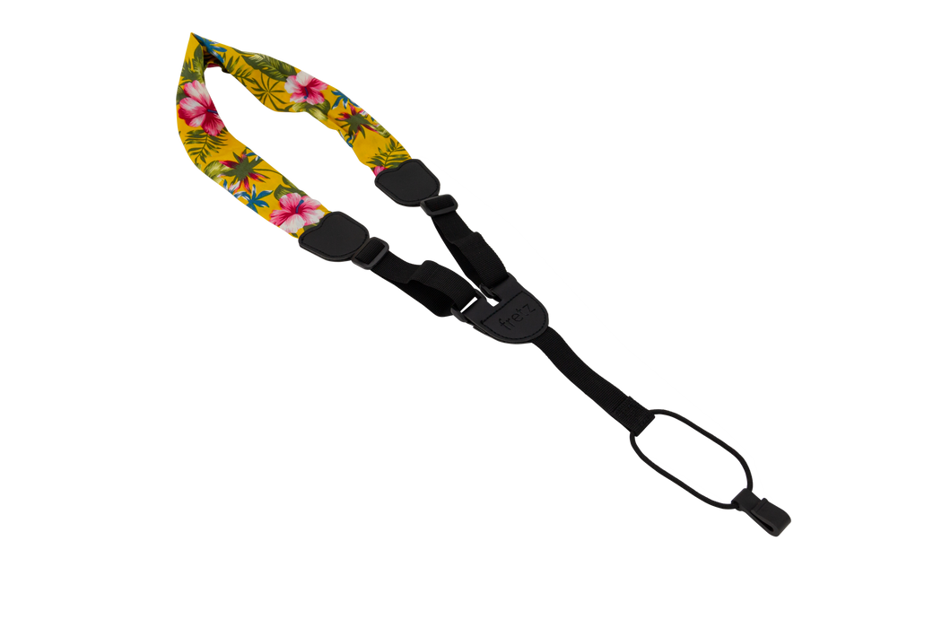 Fretz 1" Poly Neck Ukulele Strap w/ Hook Yellow