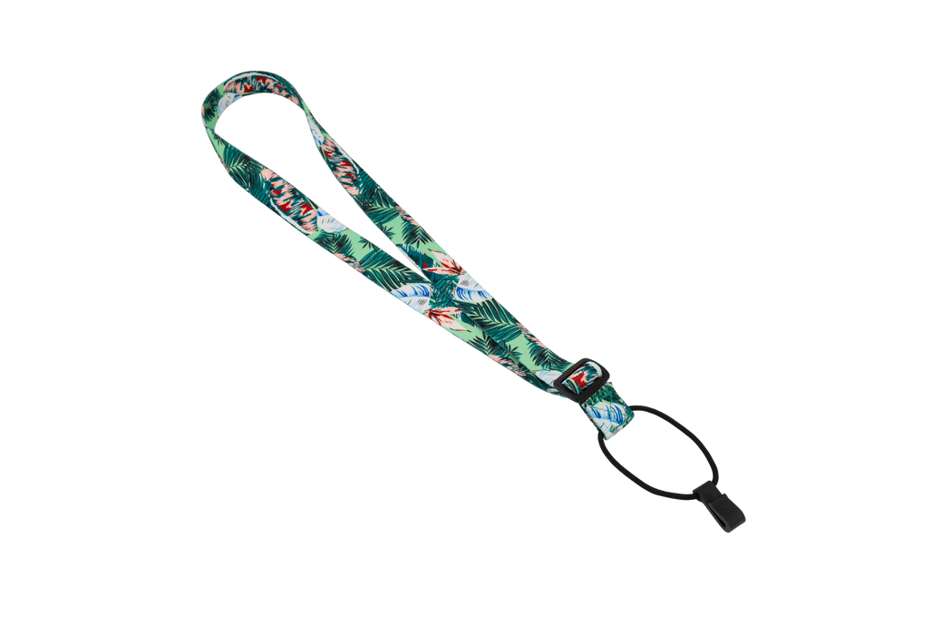 Fretz 1" Print Neck Ukulele Strap Green