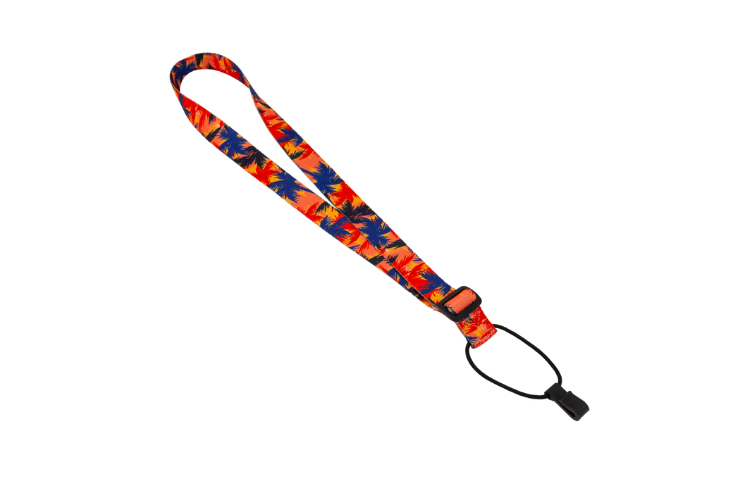 Fretz 1" Print Neck Ukulele Strap Red