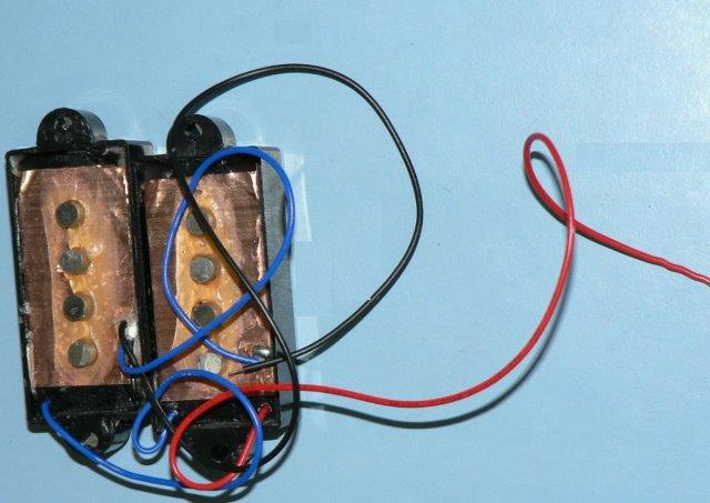 P BASS PICKUP BLACK