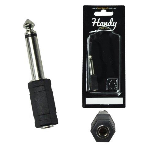 MALE PHONE PLUG TO FEMALE MINI 3.5MM PLUG - ADAPTOR