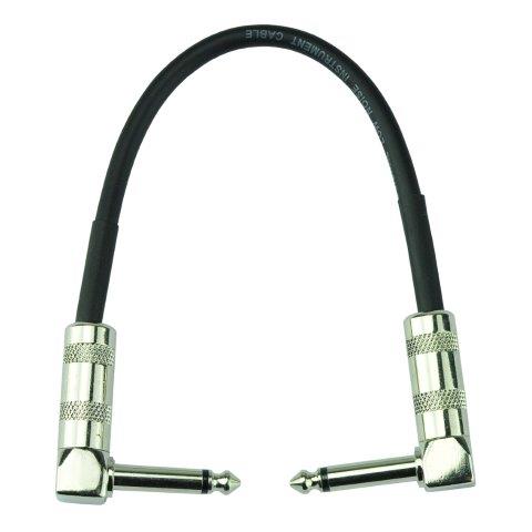 MALE ANGLED PHONO METAL PLUG TO MALE ANGLED PHONO METAL PLUG - 25CM CABLE