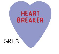 GIRLS ROCK LAVENDER HEART GTR PICK Q/P36