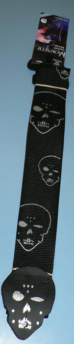 02 INCH GTR STRAP KILLER GUITAR STRAP BLACK