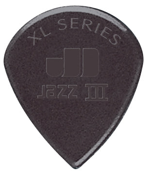 JAZZ III XL GTR PICK PLAYER PACK BLACK NYLON STI