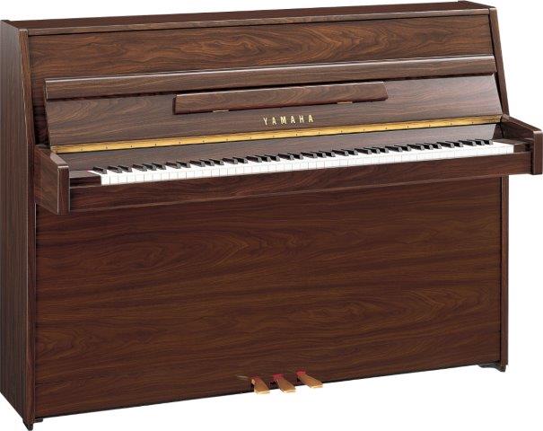 YAMAHA JU109 109CM UPRIGHT PIANO W/BENCH POLISHED WALNUT