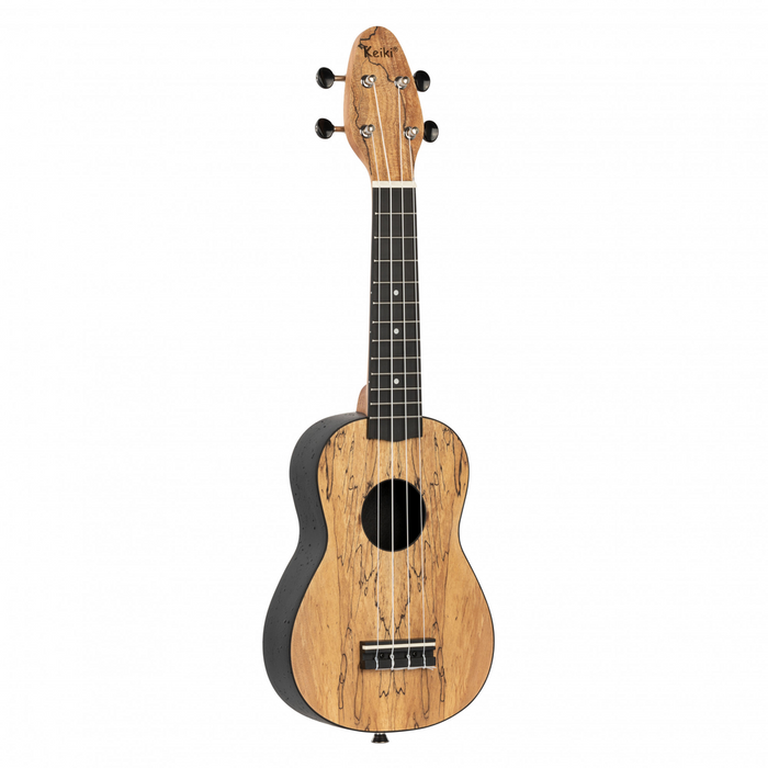 KEIKI K3 Series Ukulele Set "Spalted Maple" - incl. Gymbag/H-Tuner/5 Picks/Strap