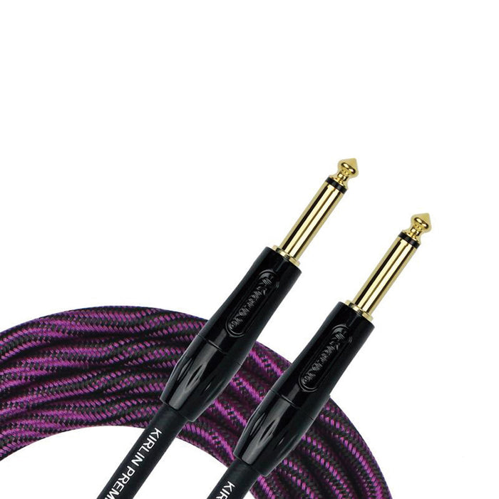 Kirlin IWB201WB 20ft Premium Plus Wave Purple Guitar Cable