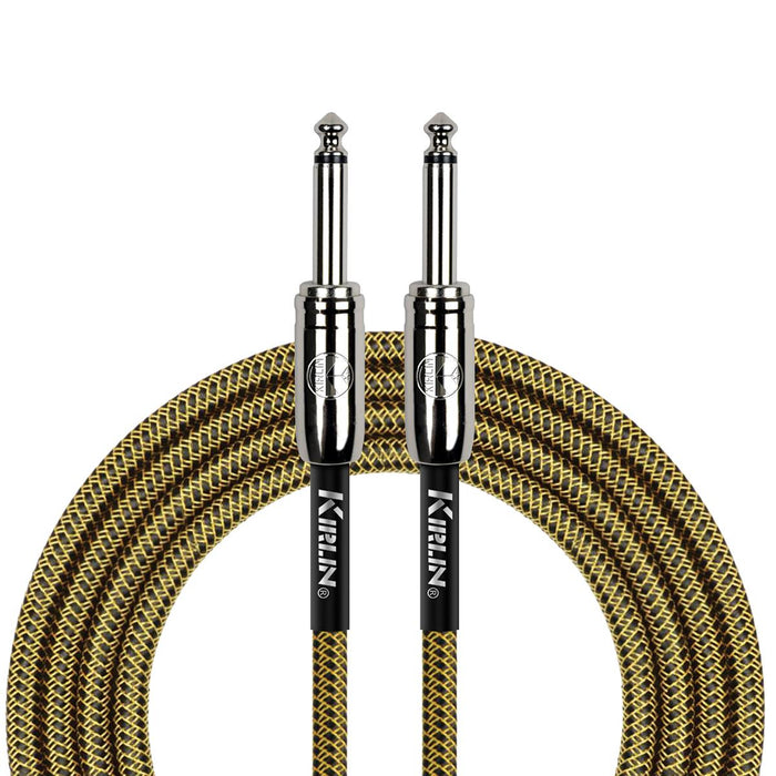 Kirlin 20FT Woven Tweed Guitar  Cable # IWCC-201PN/BY-20