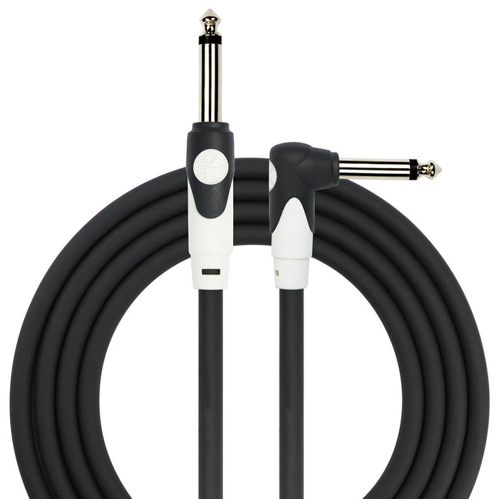 Kirlin 20ft Black RA-Str Light Gear Guitar Cable# LG1-202BK-20