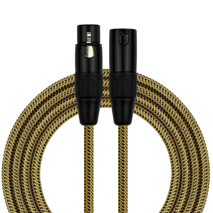 Kirlin 20ft Woven Tweed XLR to XLR Microphone Cable# MWC-270PB/BYA-20