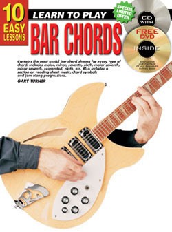 10 Easy Lessons Learn To Play Bar Chords Book/CD/DVD