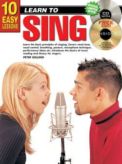 10 Easy Lessons Learn To Play Singing Book/CD/DVD