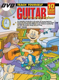 69124 10 EASY LESSONS YOUNG BEG. GUITAR BK CD/DVD