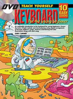 10 Easy Lessons Learn To Play Keyboard for The Young Beginner Book/CD/DVD