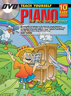 69137 10 EASY LESSONS YOUNG BEG. PIANO BK CD/DVD