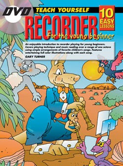 10 Easy Lessons Learn To Play Recorder for The Young Beginner Book/CD/DVD
