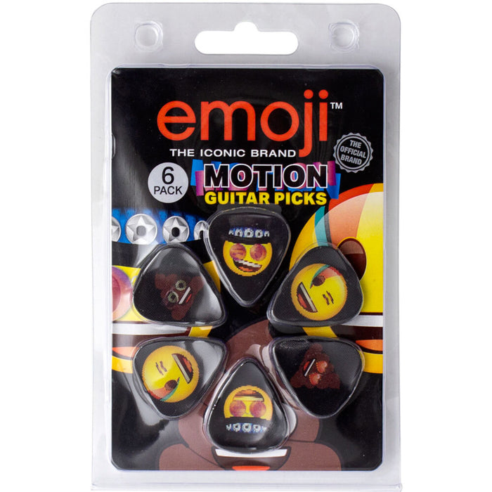 Perris Emoji - Rock Legends Licensed Motion Guitar Picks (6-Pack)