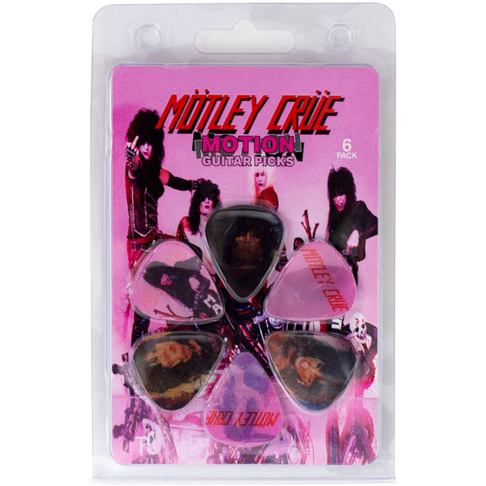 Perris Motley Crue - 1982 Licensed Motion Guitar Picks (6-Pack)