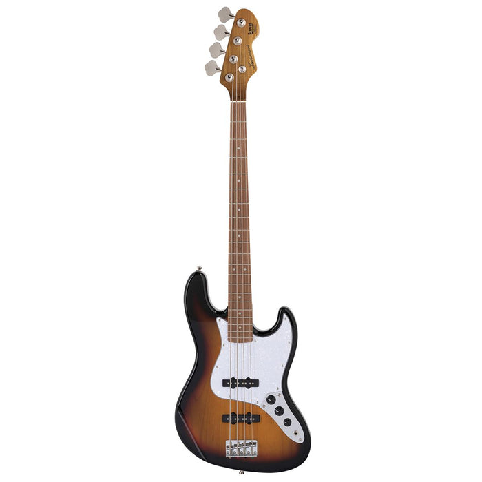 Sceptre Desoto Std Sun/b Bass Electric Bass 3 Tone SunburstBlack Walnut Board by Levinson