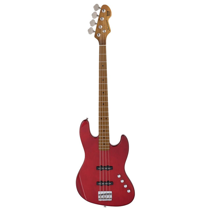 Sceptre Desoto Dlx Red Bass Electric Bass Thru RedMaple Board by Levinson