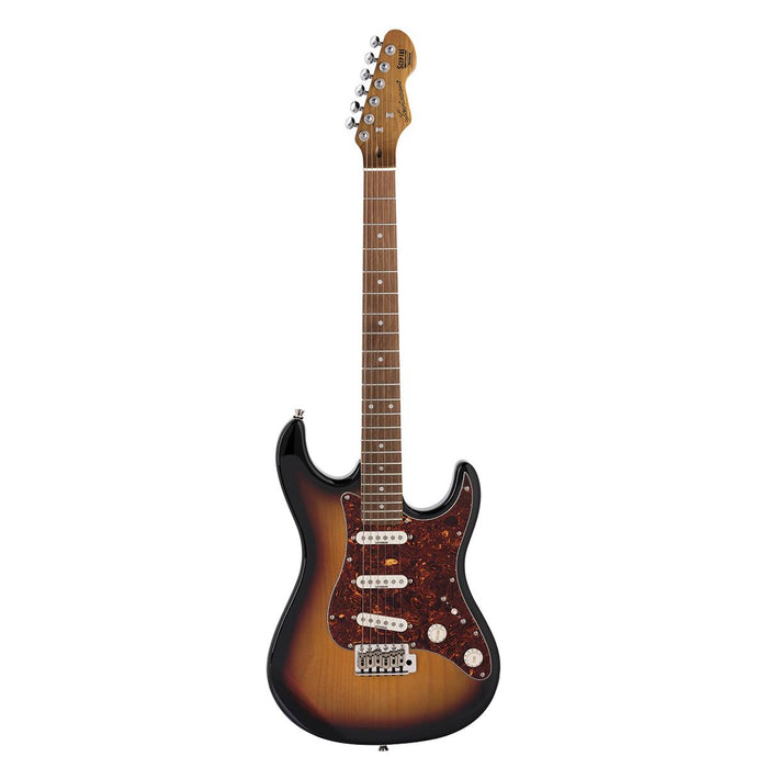 Sceptre Ventana Std Sunburst Double Cutaway 3 Tone Sunburst3SC w Walnut Board by Levinson
