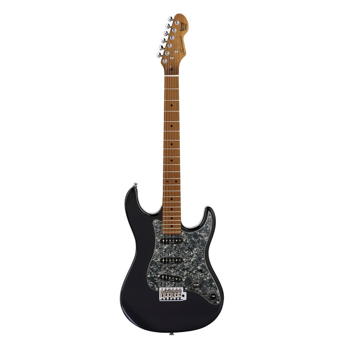 Sceptre Ventana Std Black Double Cutaway Black3SC w Maple Board by Levinson