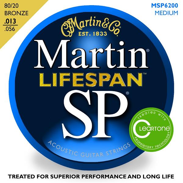 MARTIN SP LIFESPAN STRING SET 13/56 M6200