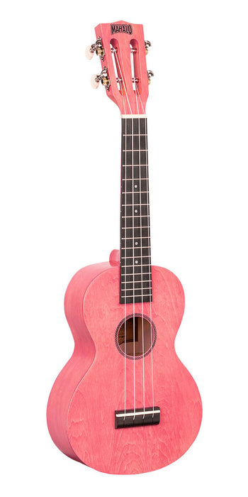 MAHALO I SERIES CONCERT UKE CORAL PINK