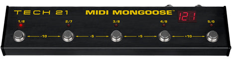 TECH 21 MIDI MONGOOSE FOOT CONTROLLER