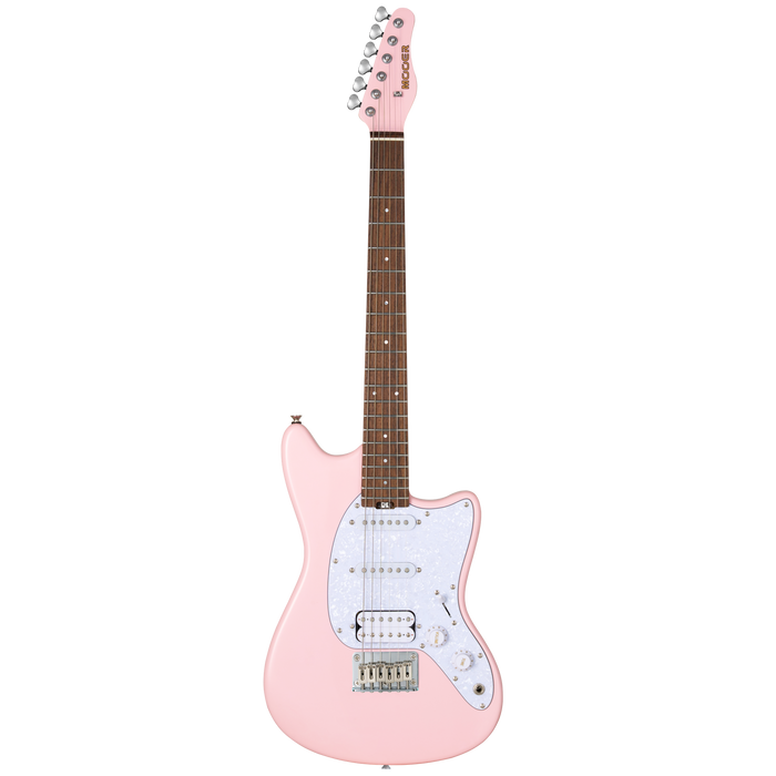 MOOER MLT10 OFFSET LIGHT ELECTRIC GUITAR (CANDY PINK)