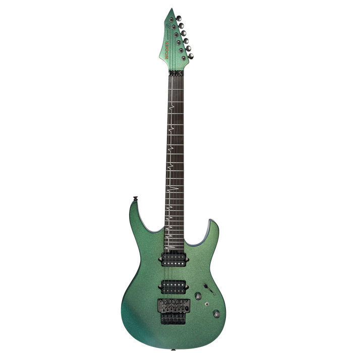 MOOER MMT100 FLOYD ROSE ELECTRIC GUITAR (AURORA GREEN)