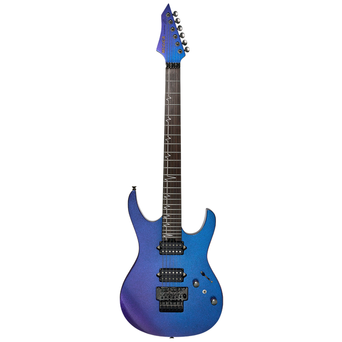 MOOER MMT100 FLOYD ROSE ELECTRIC GUITAR (AURORA PURPLE)