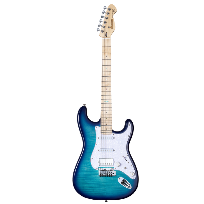 MOOER MSC30 ELECTRIC GUITAR (LAKE BLUE)