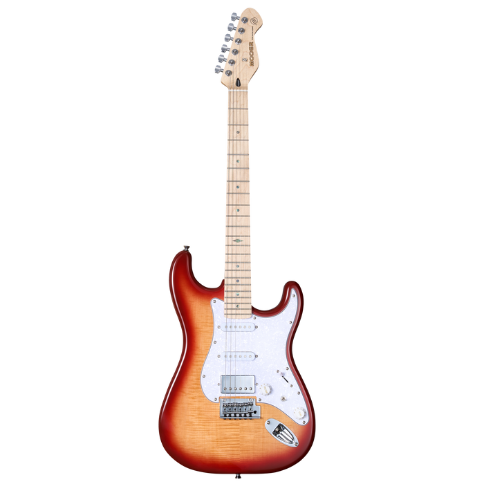 MOOER MSC30 ELECTRIC GUITAR (SUNSET RED)