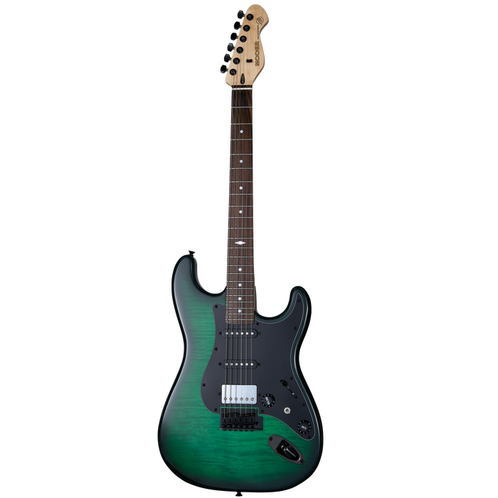 MOOER MSC31 ELECTRIC GUITAR (GREEN BURST)