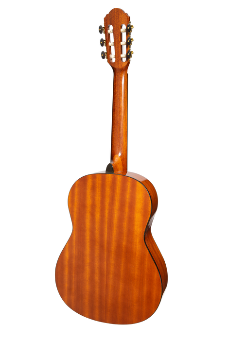 Martinez G-Series Left Handed Full Size Electric Classical Guitar with Tuner (Natural-Gloss)