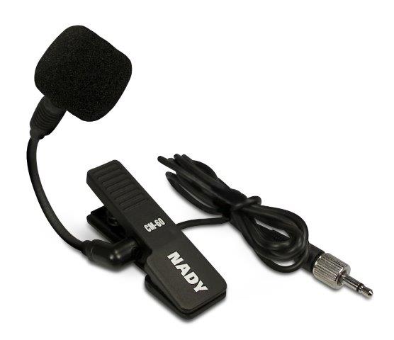 Nady CM-60 Clip-on Miniature Condenser Microphone w/ 3.5mm