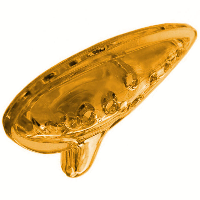 Maxtone Plastic Ocarina in Transparent Orange (Pk-1)