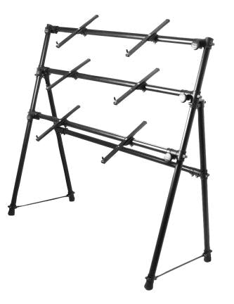 KEYBOARD STAND A FRAME 3 TIER BLACK MAX HEIGHT 5