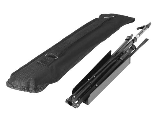 SHEET MUSIC STAND FOLDING BLACK FULLY ADJ W/BAG