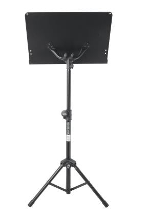 ONSTAGE ORCHESTRAL MUSIC STAND SOLID METAL MUSIC REST-NOHOLES