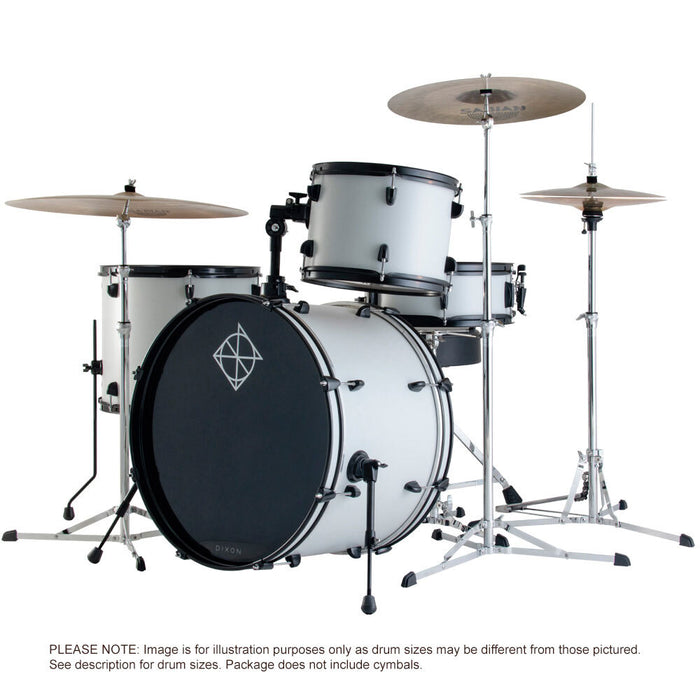 Dixon Spark Special Edition 422 Series 4-Pce Drum Kit in Cement Grey Finish