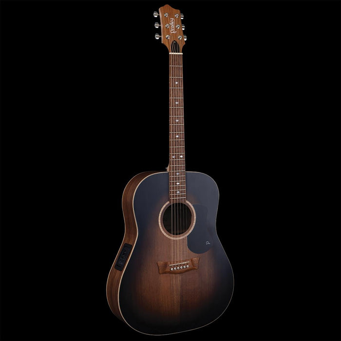 Pratley Premier Dread All Solid Blackwood B/S Vintage Black Burst Top electric